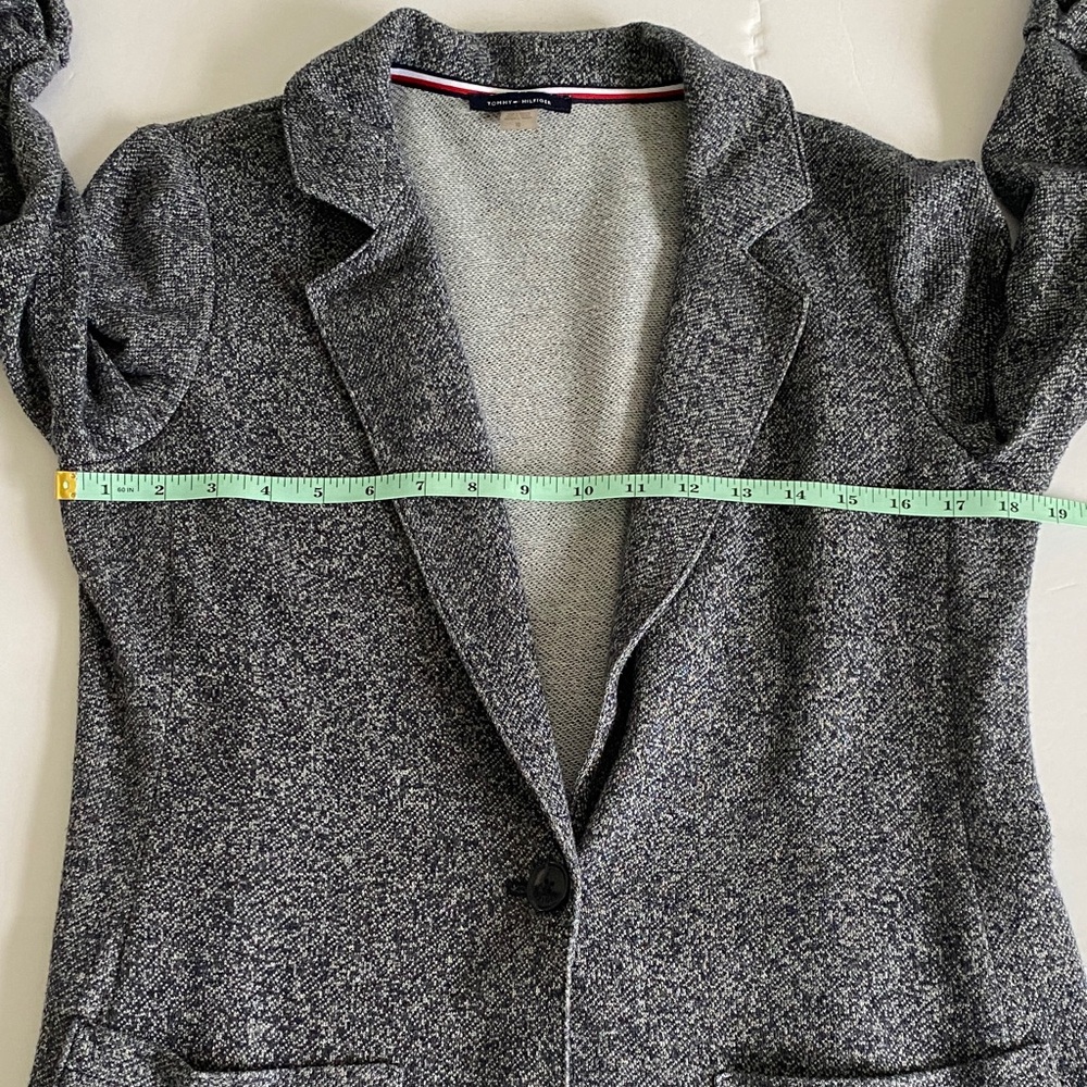 Tommy Hifilger | Women's Knot Blazer Jacket - Classic Single-Button